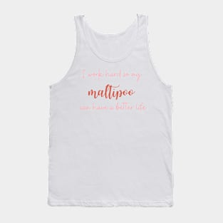 Maltipoo Quote Tank Top